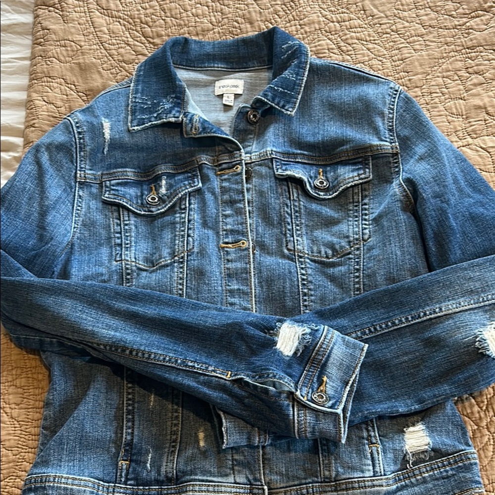 Sneak Peek Classic Blue Jean Jacket